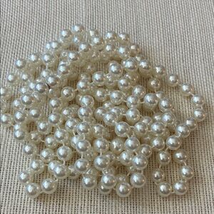 Vintage faux 7mm Pearl Necklace